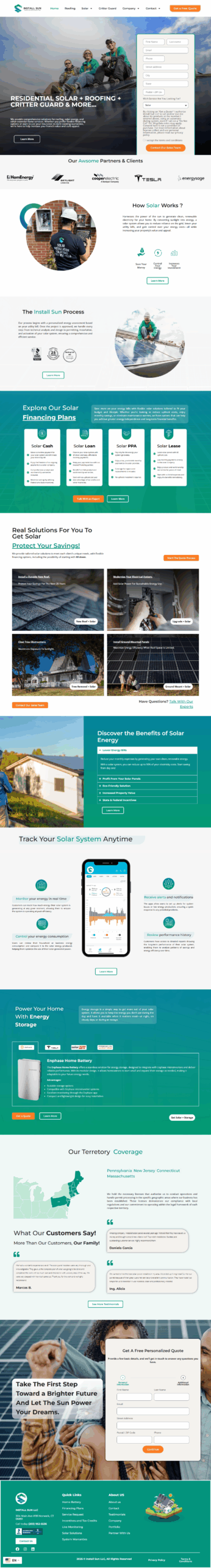 Creative project work Portfolio-Install Sun LLC